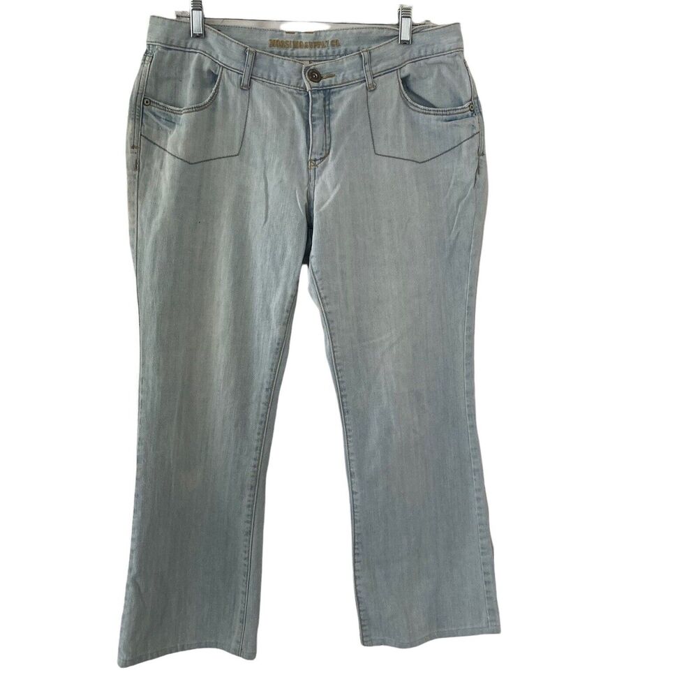 Mossimo Supply Co Jeans Womens Size Juniors 13 Light Wash Stretch